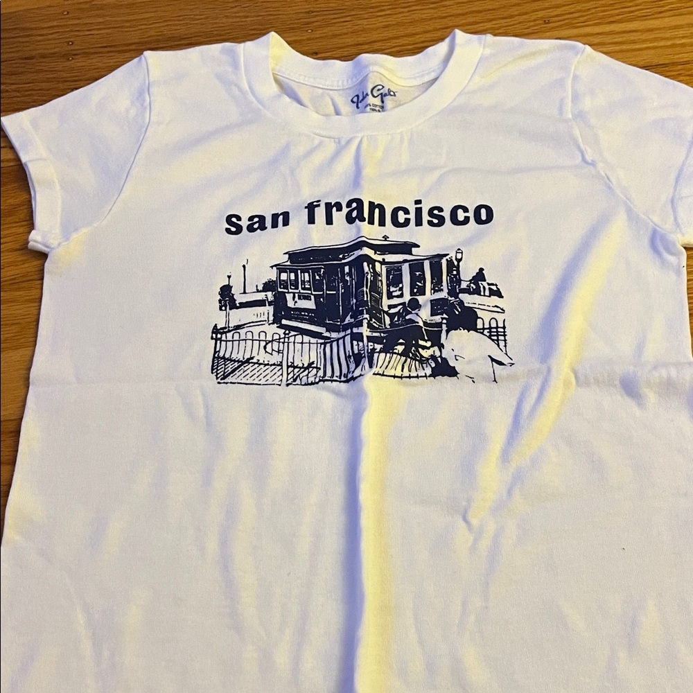 Brandy Melville San Francisco Graphic T-Shirt - White